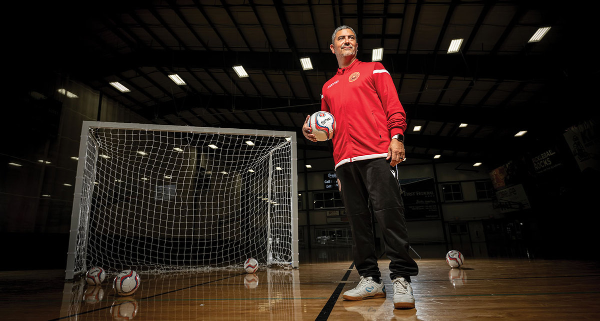 Alumnus Carlos Cruz built his futsal program in Fort Wayne as a way for young athletes to reach their potential in futsal, soccer and life.