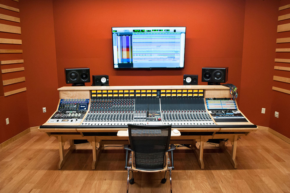 Studio A is built around a 32-channel Neve 5088 analog console and an Avid Pro Tools HDX System.