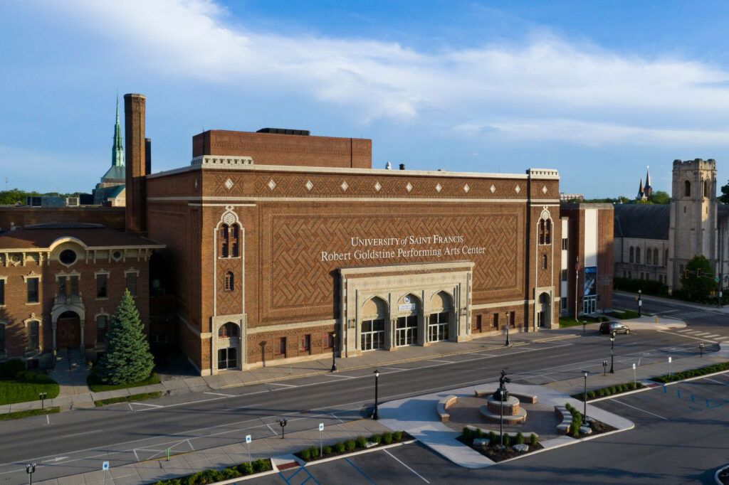 Built in 1925, the USF Robert Goldstine Performing Arts Center was once the grand and historic Scottish Rite Center.