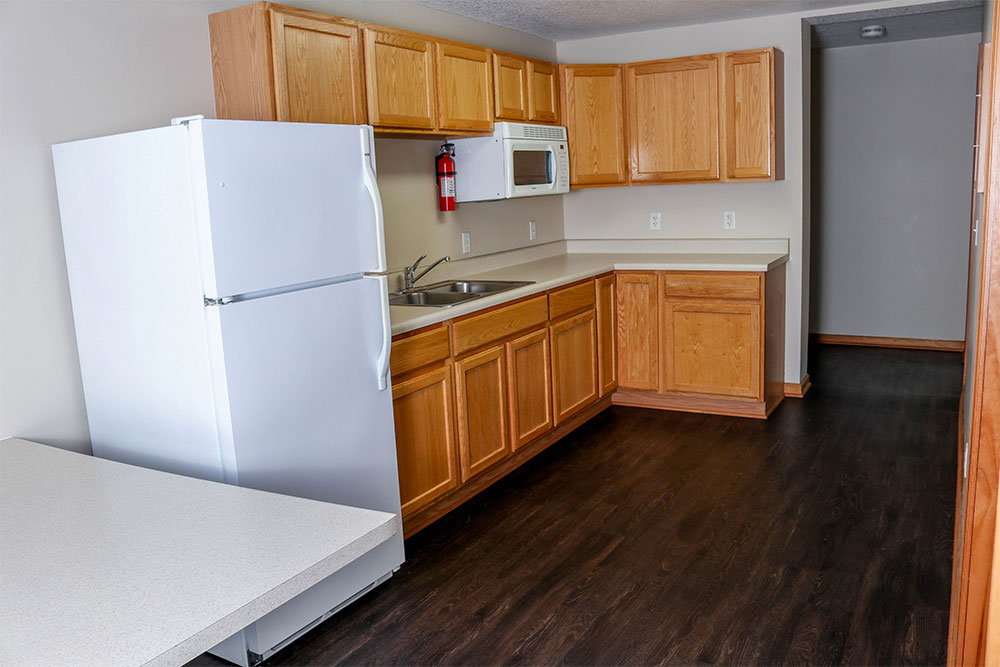 Each apartment in Padua comes with a kitchenette