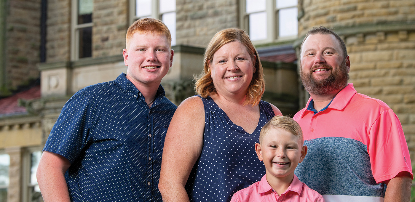 They never call timeout in the Bolyn home. Alumni and former USF athletes Ryan and Melissa Bolyn feel most at home on the diamond (or court or field). Their two sons share their love of sports and the life lessons they impart.