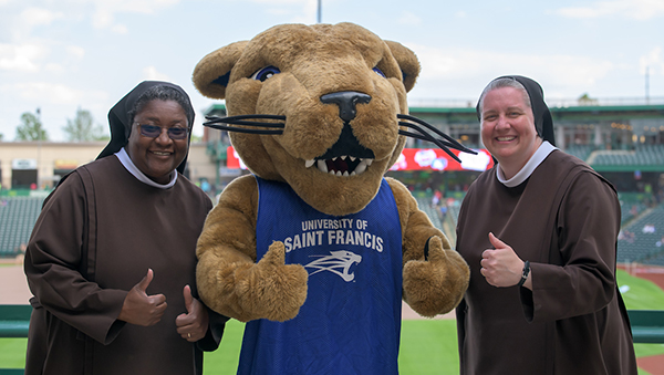 Saint Francis alumni and friends enjoy evening of baseball action at TinCaps game