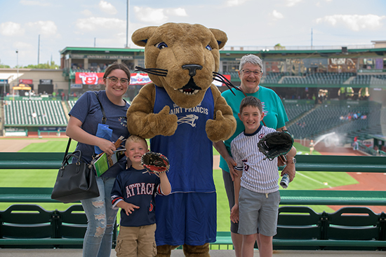 Alumni baseball at TinCaps