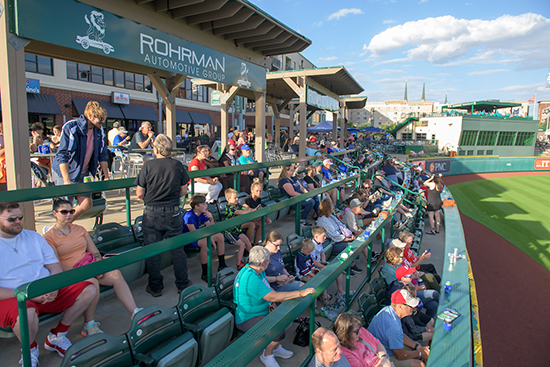 Alumni baseball at TinCaps