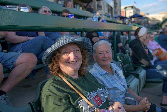 Alumni baseball at TinCaps