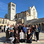 Saint Francis pilgrims travel to Rome and Assisi
