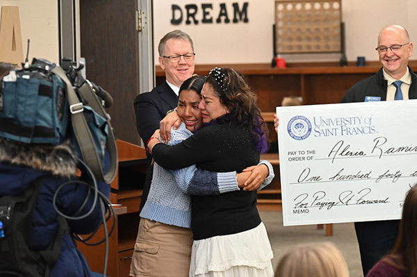 Saint Francis awards Pay It Forward Scholarship to Huntington’s Alexia Ramirez